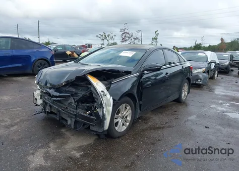 2012 Hyundai Sonata Gls из США, поврежденный, VIN 5NPEB4AC2CH435934